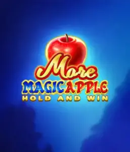 Discover the spellbinding allure of More Magic Apple Hold and Win Slot by 3 Oaks Gaming, showcasing a shimmering red apple on a deep blue background. This graphic captures the game's theme of enchantment and wonder. Perfect for fans of fantasy, the vibrant color scheme and attractive design make this slot stand out. 