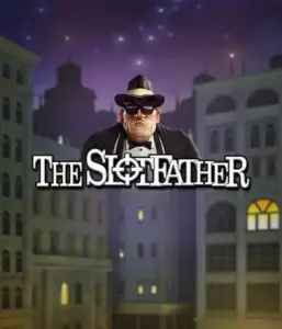 Immerse yourself in the nefarious realm of The Slotfather slot by Betsoft, featuring a powerful mafia boss standing against a moonlit cityscape. This image conveys the dramatic atmosphere of the mob life, with the boss clad in a classic black suit and hat. Great for lovers of gangster-themed games, providing a gripping gaming experience. 