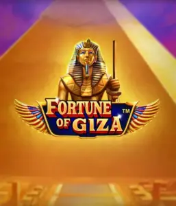 Uncover the timeless world of the Fortune of Giza game by Pragmatic Play, showcasing a noble depiction of a Pharaoh before the iconic pyramid backdrop. This image captures the richness of Egyptian culture, perfect for fans of Egyptian-themed slots, offering a captivating adventure.